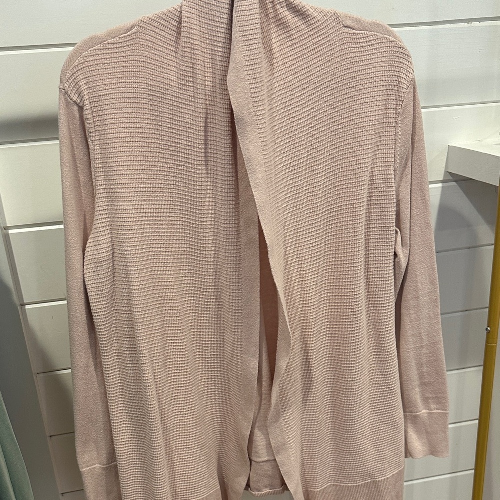 GAP Blush Open-Front Cardigan
